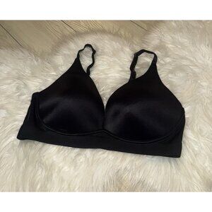 Soma Enbliss Luxe Plunge Bralette Bra Lined Wire Free Womens M Medium Black